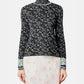 Floral Jacquard Highneck