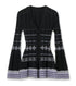 Rib Lace Knit Cardigan