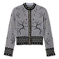 Jacquard Knit Cardigan