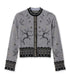 Jacquard Knit Cardigan