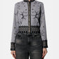 Jacquard Knit Cardigan
