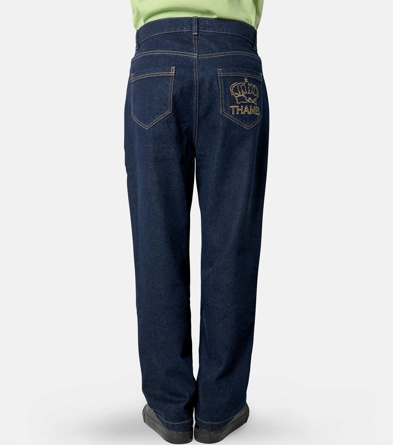 INDIGO/GOLD JOHNNY JEANS