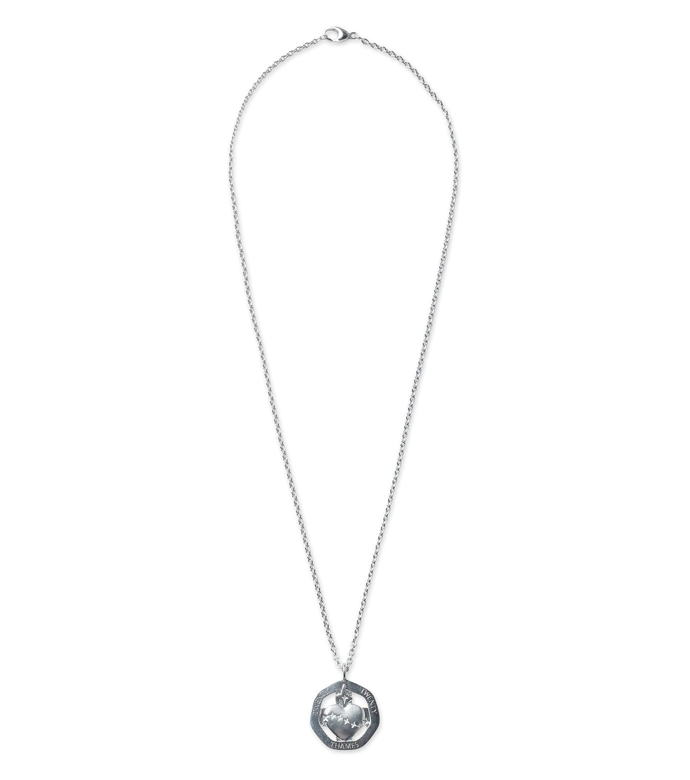 TICKER CHARM STERLING +CHAIN