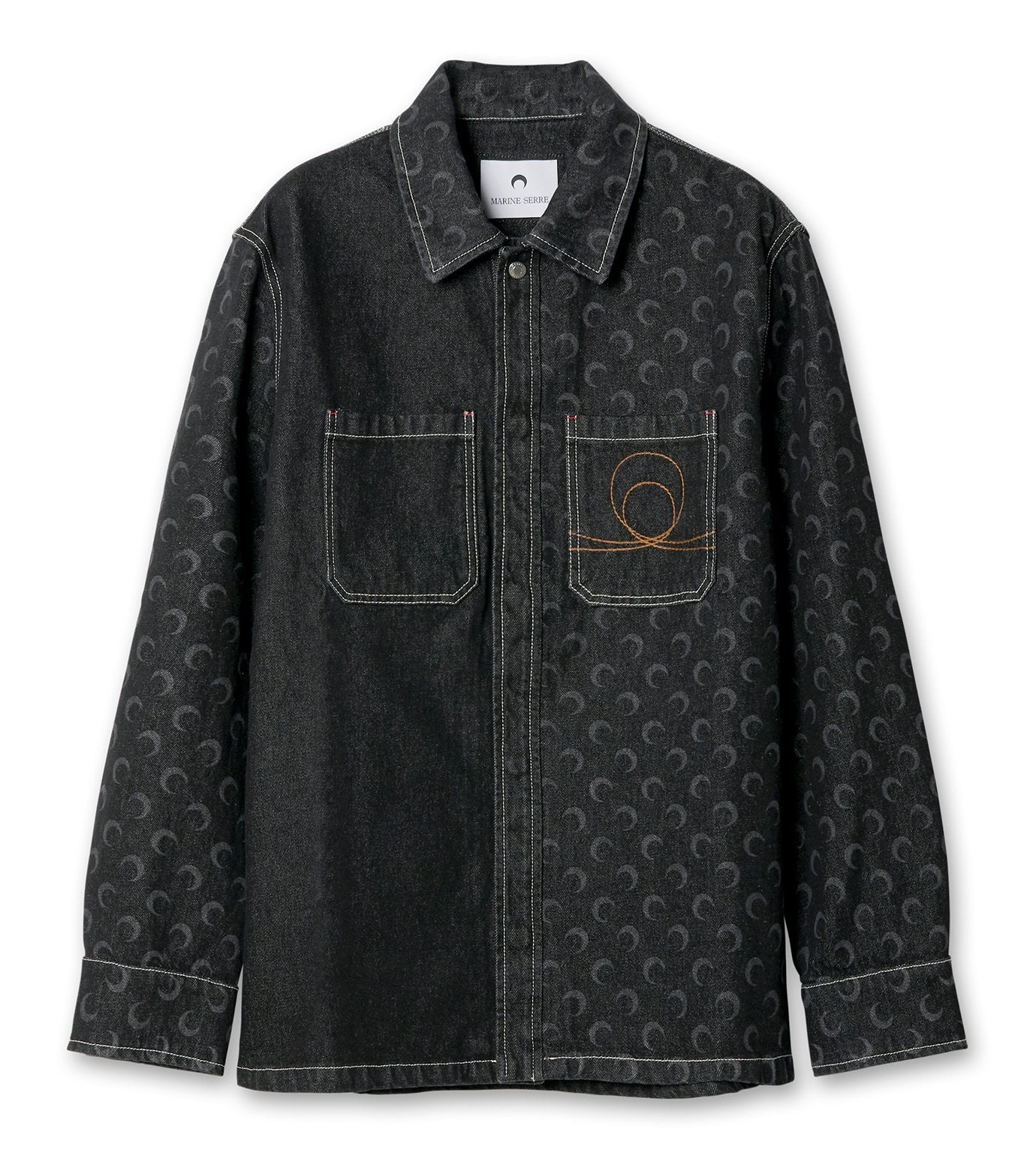 MOON LASER DENIM OVERSHIRT