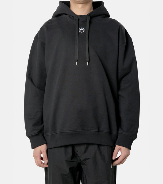 MOON LOGO FLEECE HOODIE