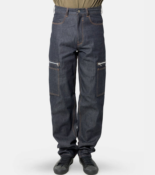 MENS ZIP CARGO JEAN