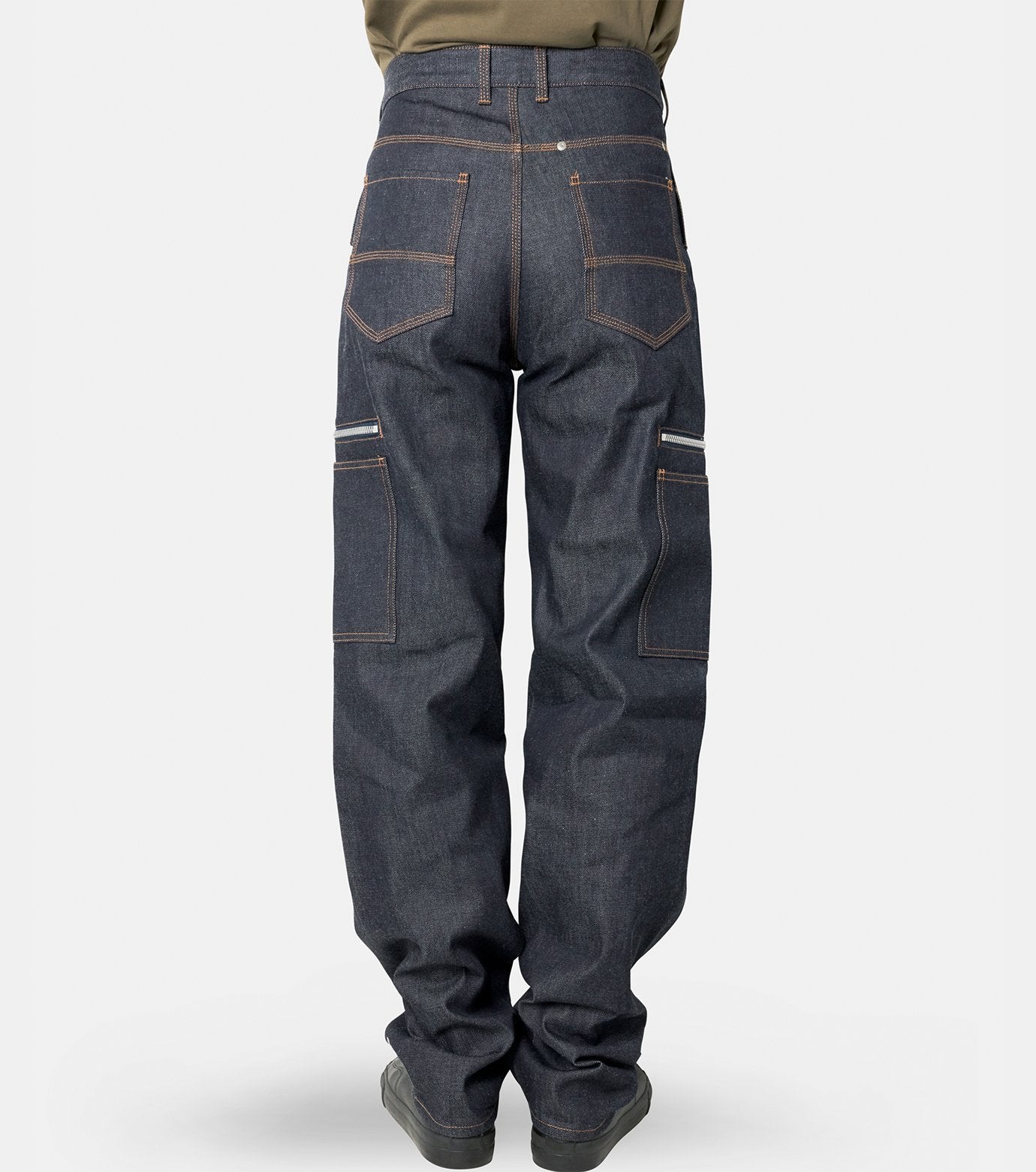 MENS ZIP CARGO JEAN