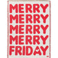 Merry New Red Large