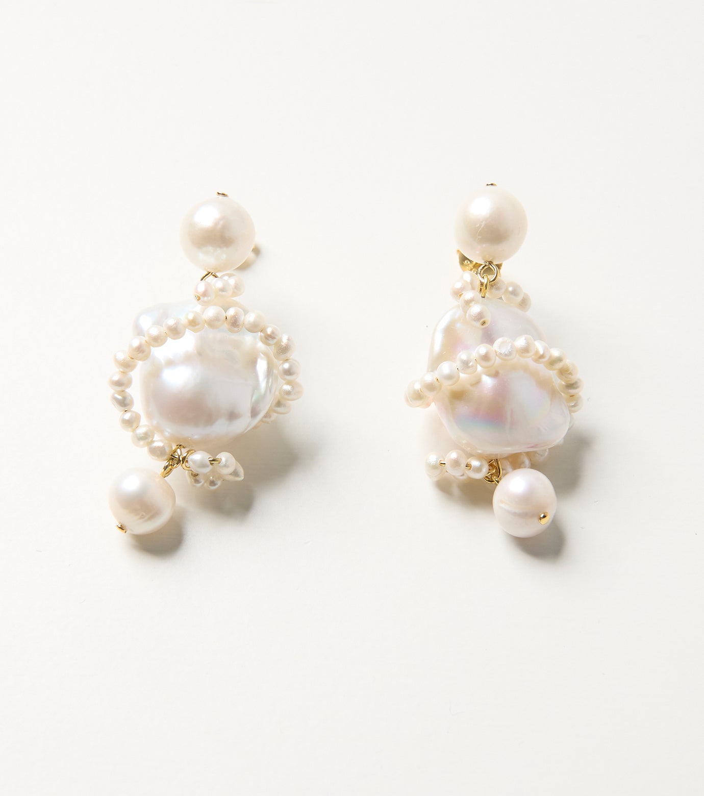 Earrings w/FWP and Baroque