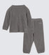 Lautashi×Foo Tokyo Cotton Cashmere Pile Kids Gray (Pullover x Pants)