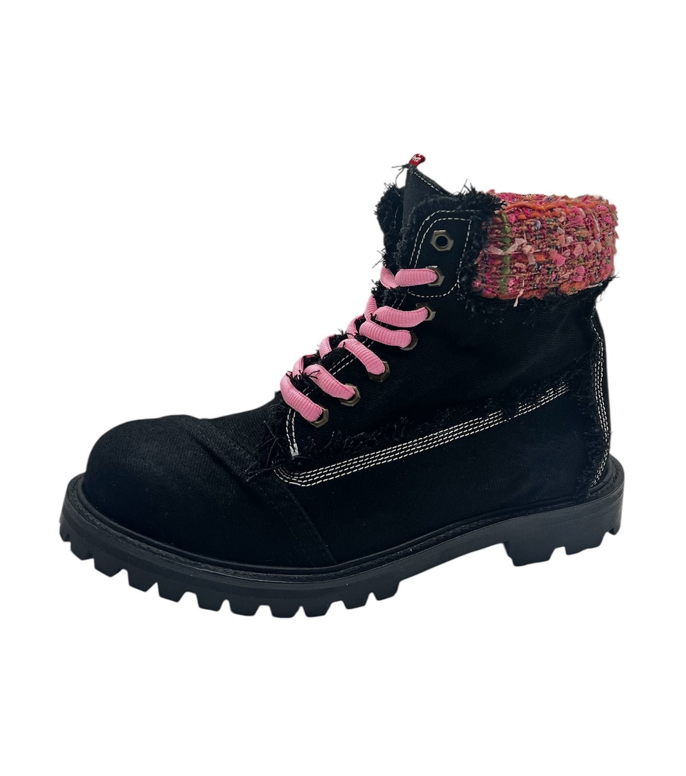 PH001 BLACK + TWEED PINK