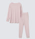 Lautashi×Foo Tokyo Cotton Cashmere Pile Pink (Pullover×Pants)