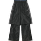 BLACK MENS TRIPLE LAYERED TRACK PANT