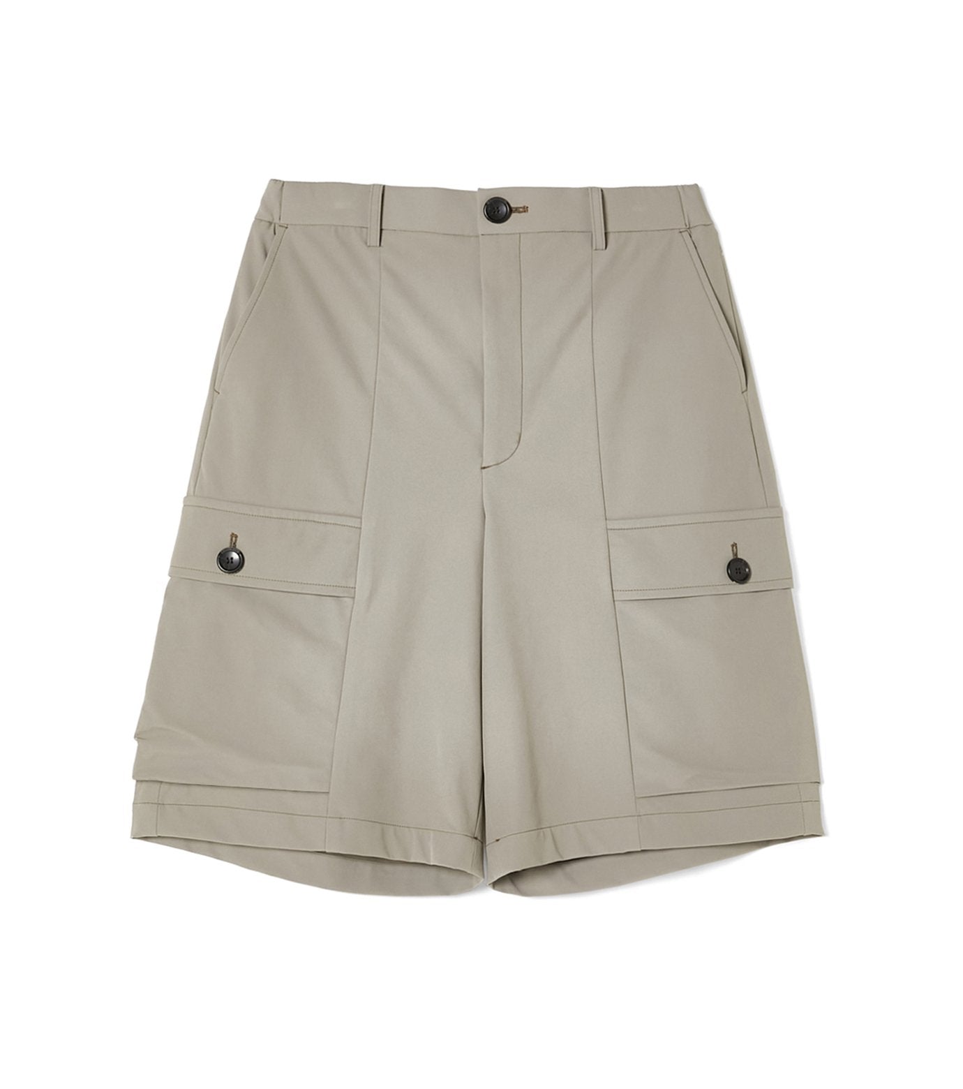 FLAP-POCKET HALF PANTS