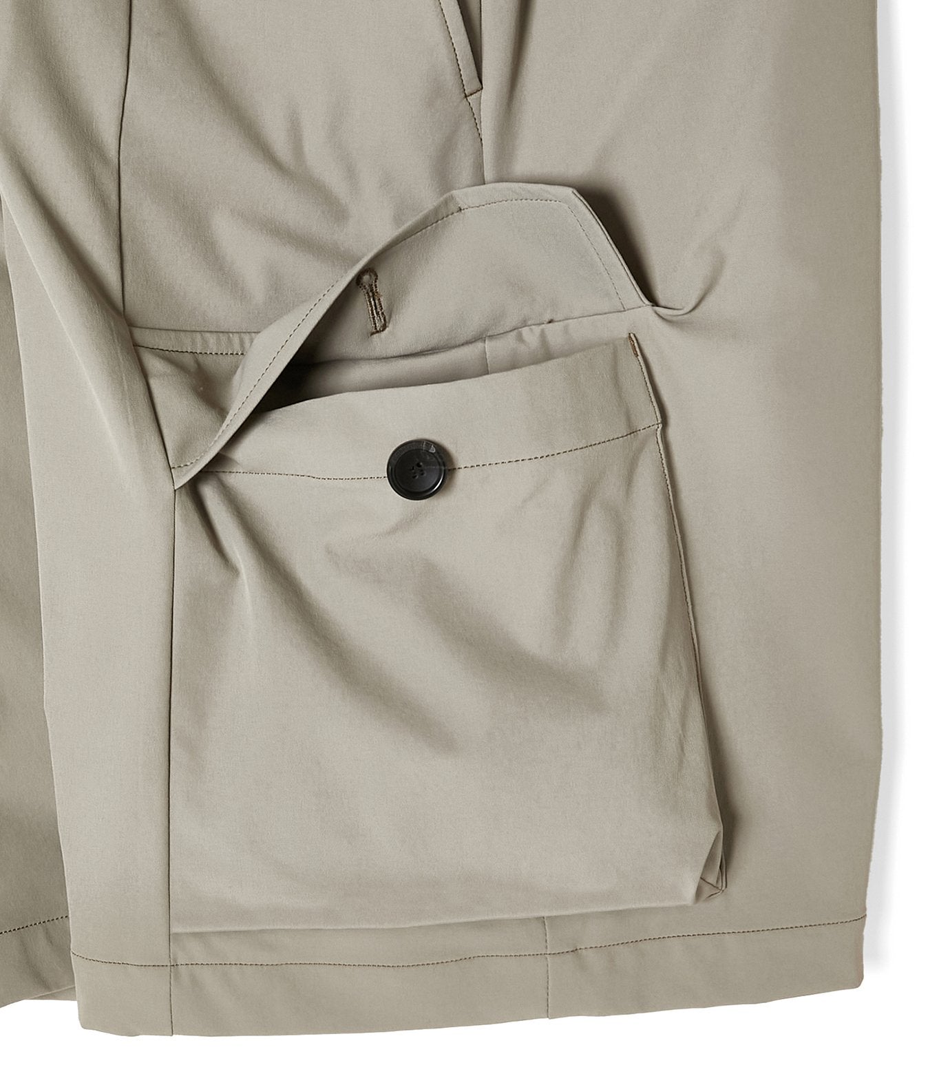 FLAP-POCKET HALF PANTS
