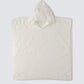 Lautashi×Foo Tokyo Organic Cotton Pile Poncho Kids White