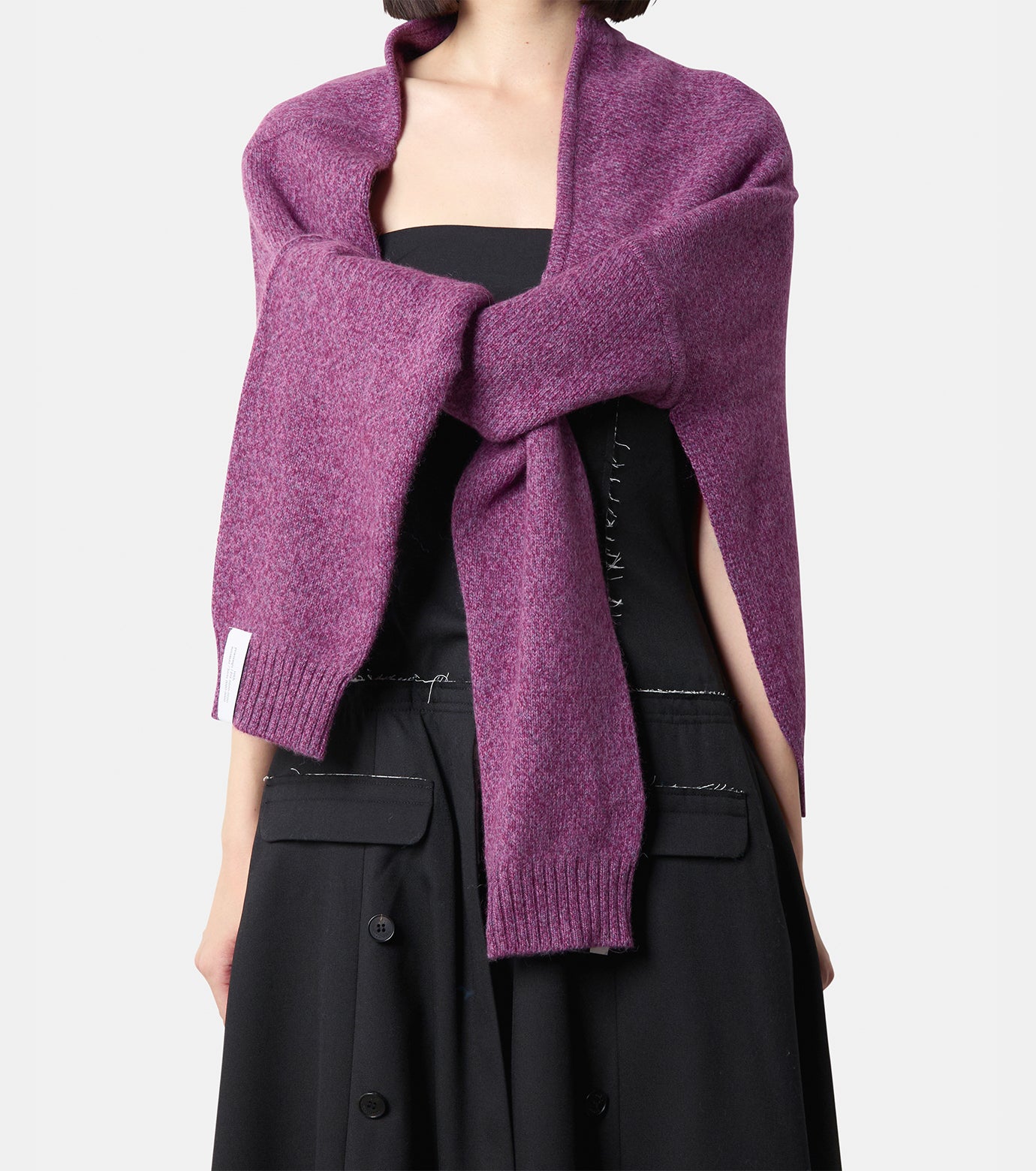 Wool Knitted Cape