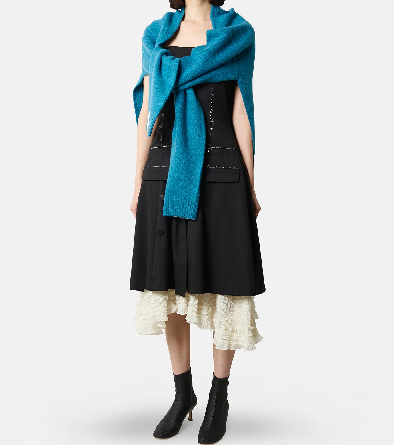 Wool Knitted Cape