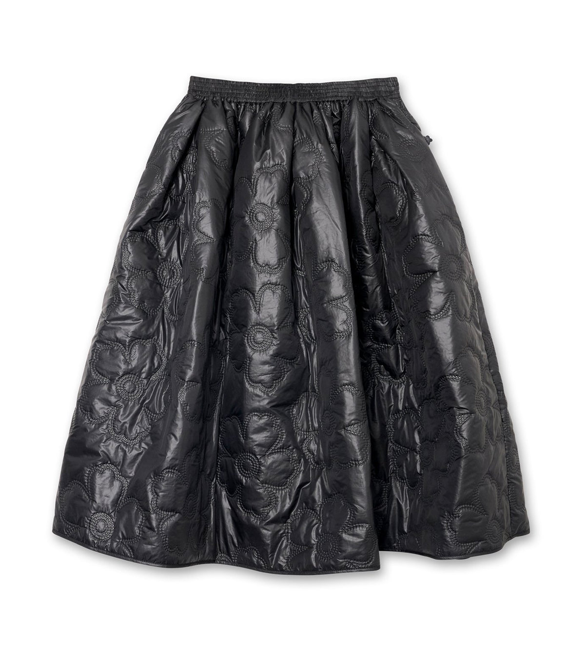 Mala Skirt Floral Embossment