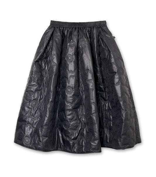 Mala Skirt Floral Embossment