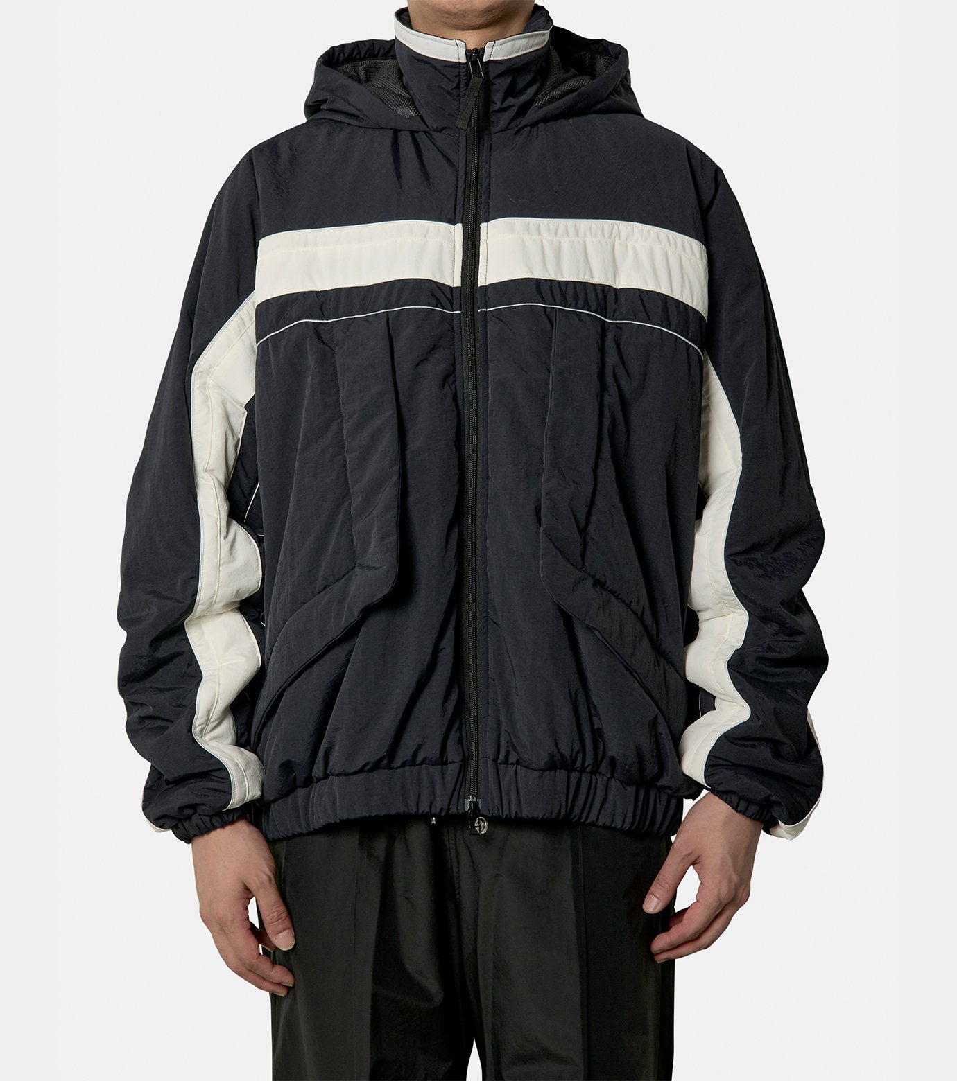 Puffer Two Tone Track Jacket