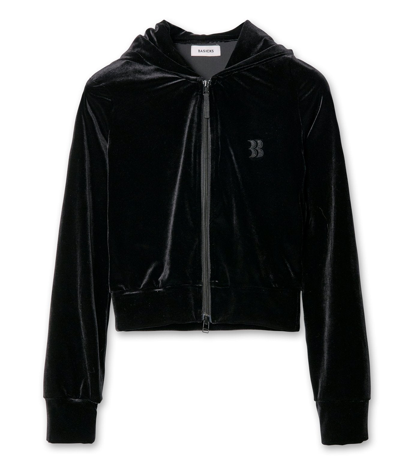 Micro Bra Velour Hoodie