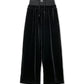 Layered Velvet Trouser