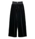 Layered Velvet Trouser