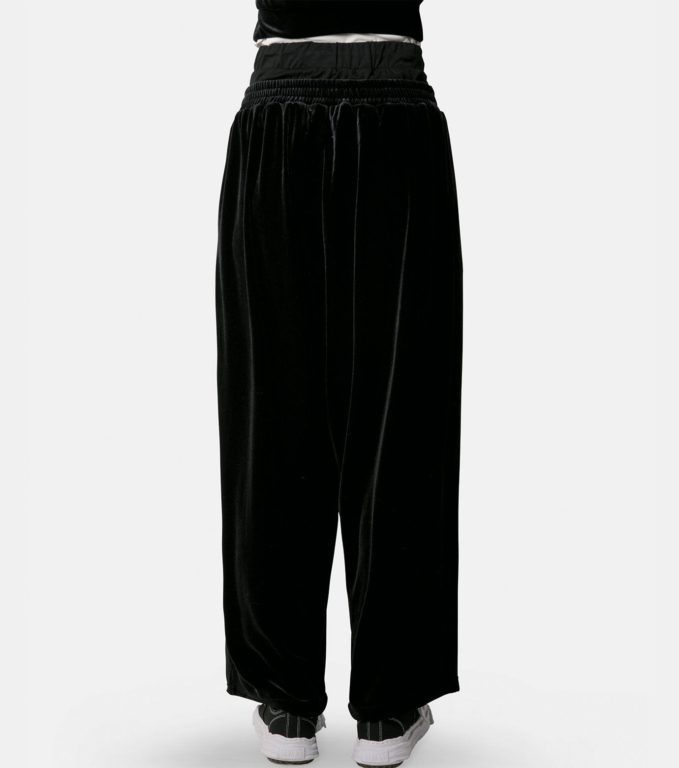 Layered Velvet Trouser