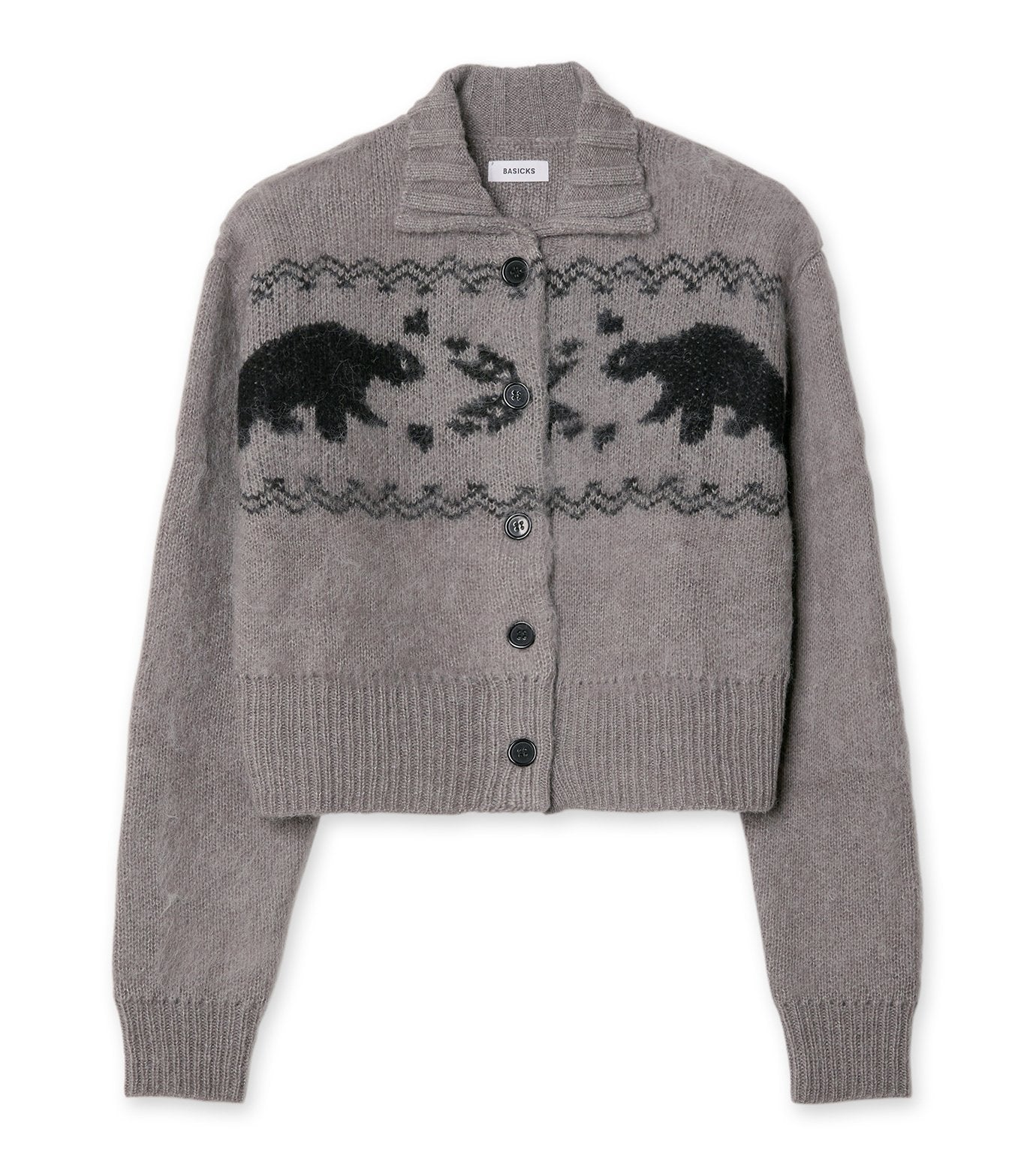 Heart Nordic Short Cardigan