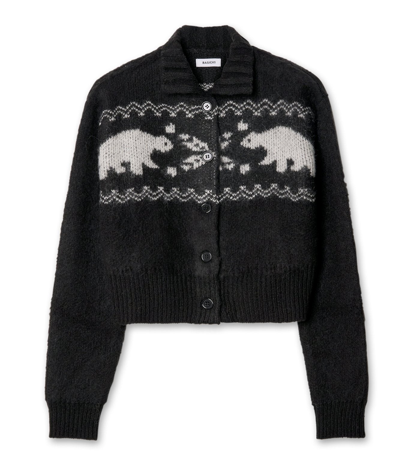 Heart Nordic Short Cardigan