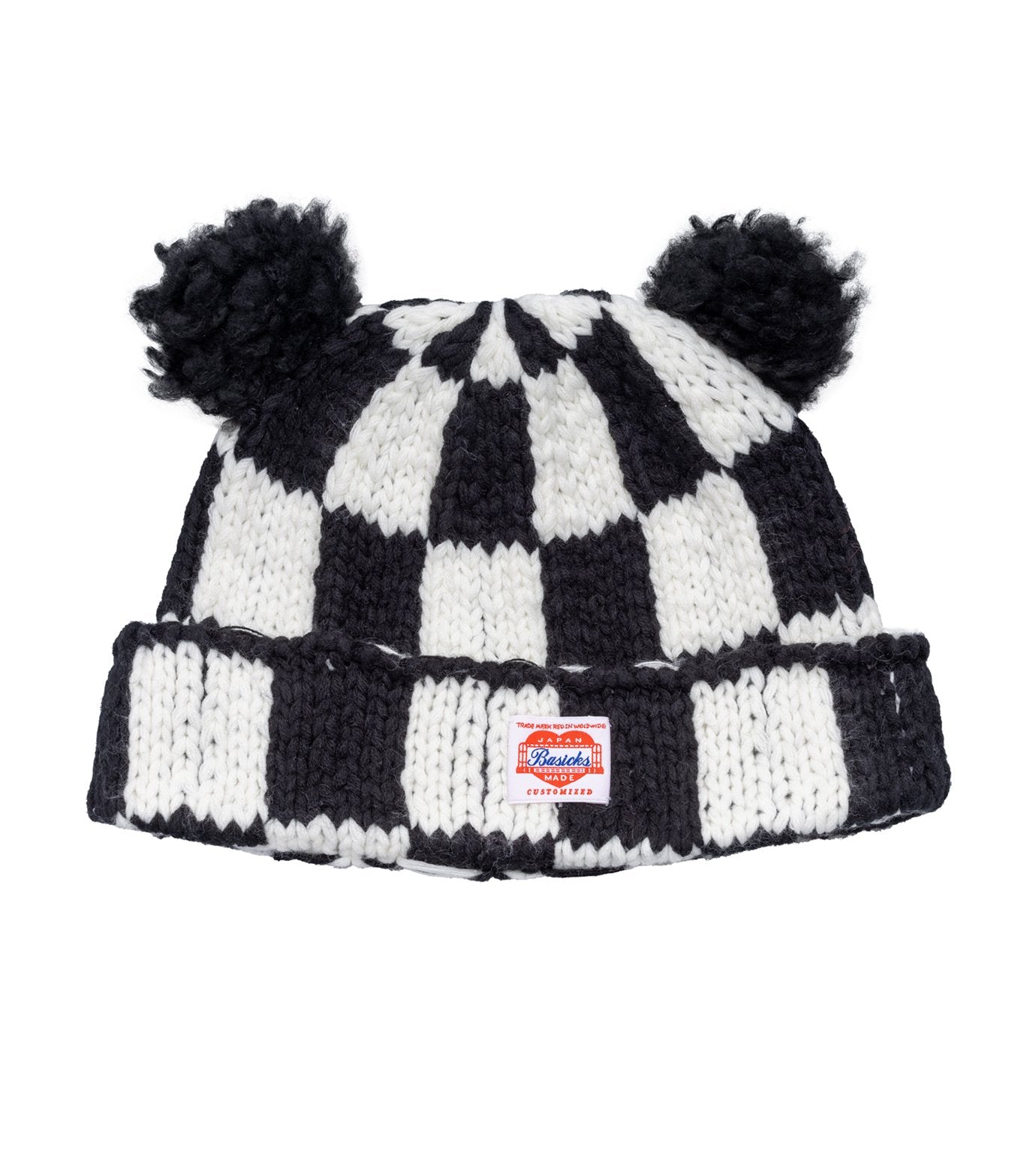 Checkered Flag Bear Beanie