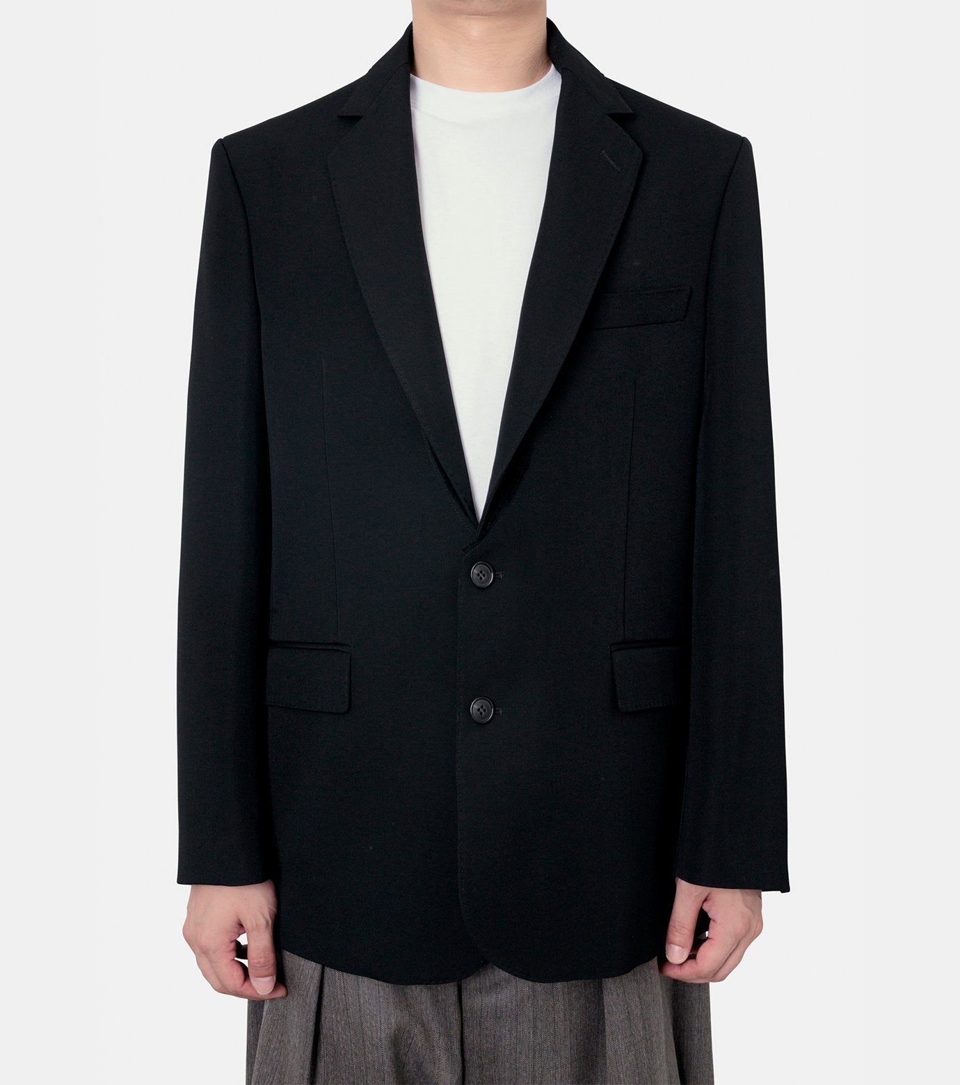 FOLDABLE COLLAR BLAZER