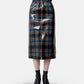 Pendleton Check Laminated Skirt