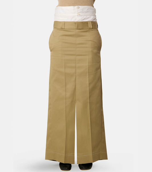 Skater Chino Long Skirt