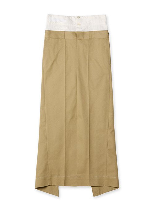 Skater Chino Long Skirt