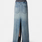 Denim Long Skirt