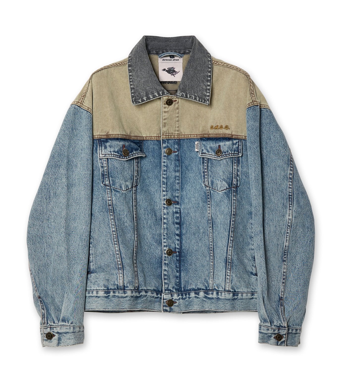 Acid Denim Trucker Jacket