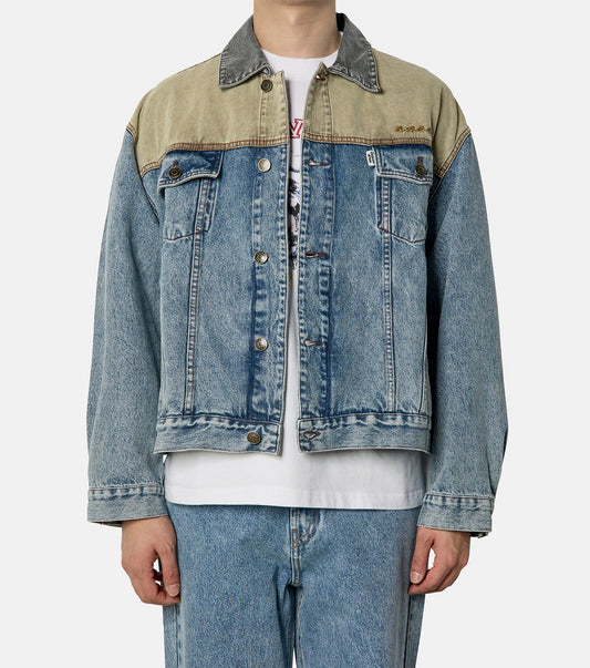 Acid Denim Trucker Jacket