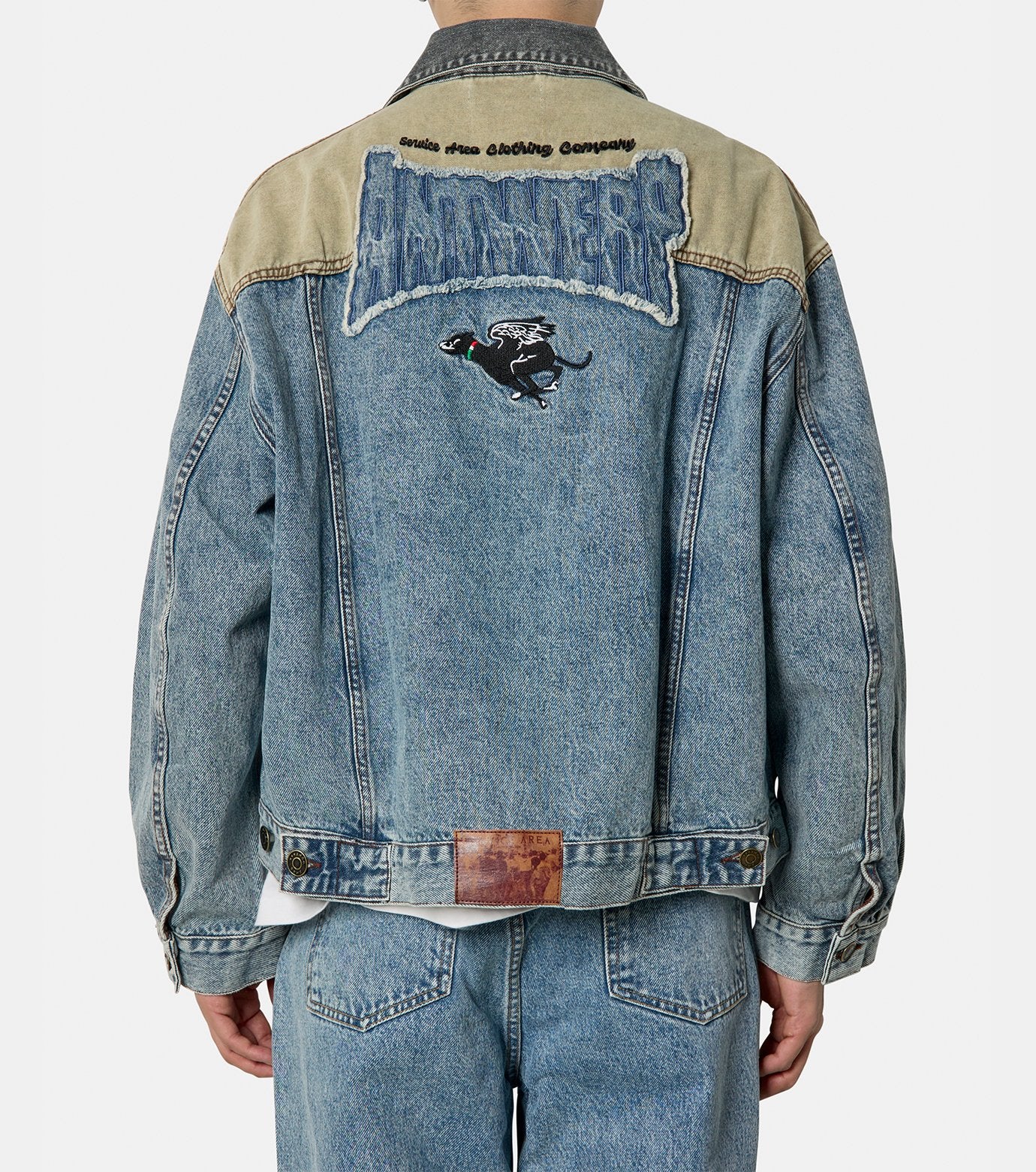 Acid Denim Trucker Jacket