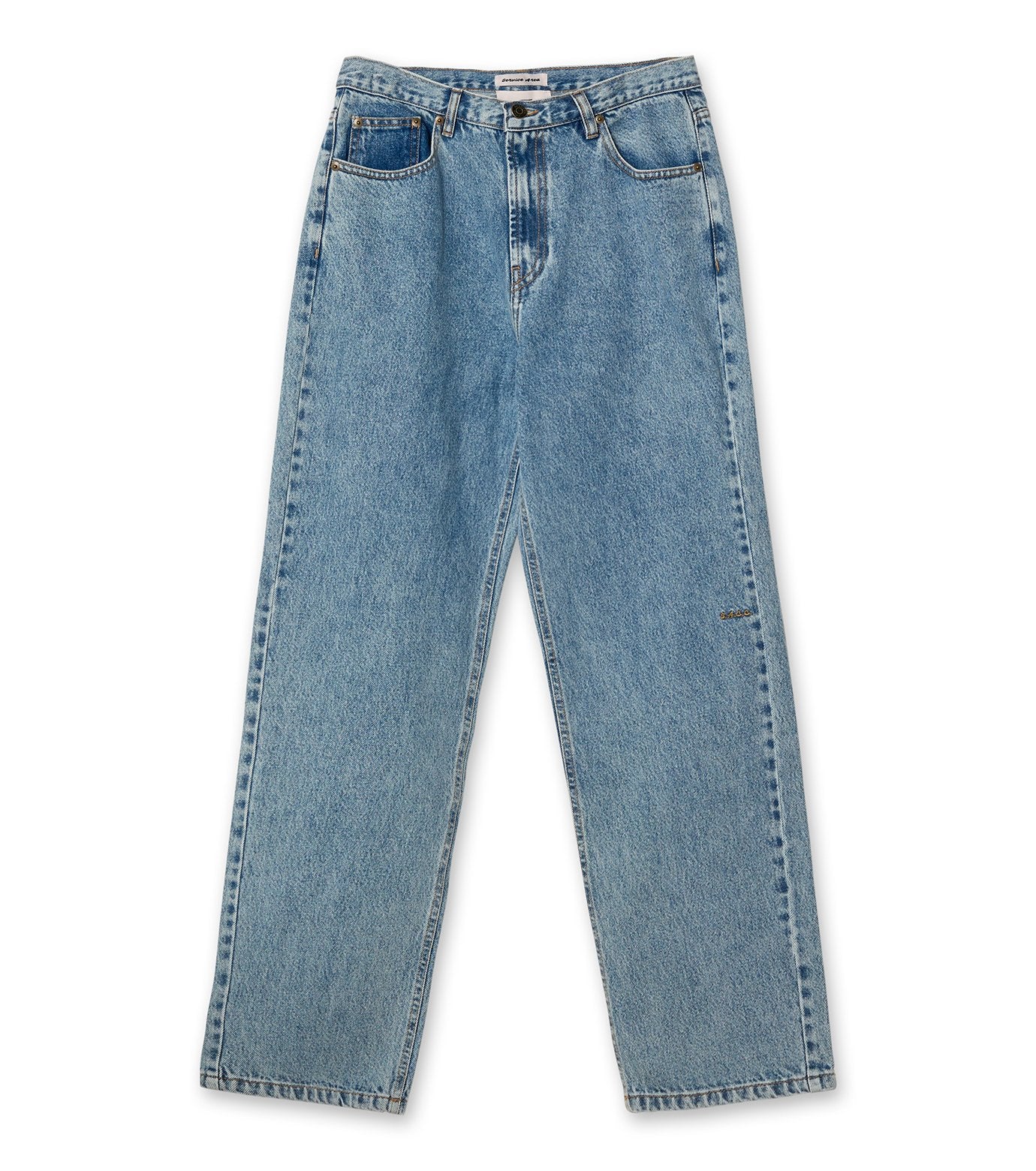 Acid Denim 5-Pocket Pants