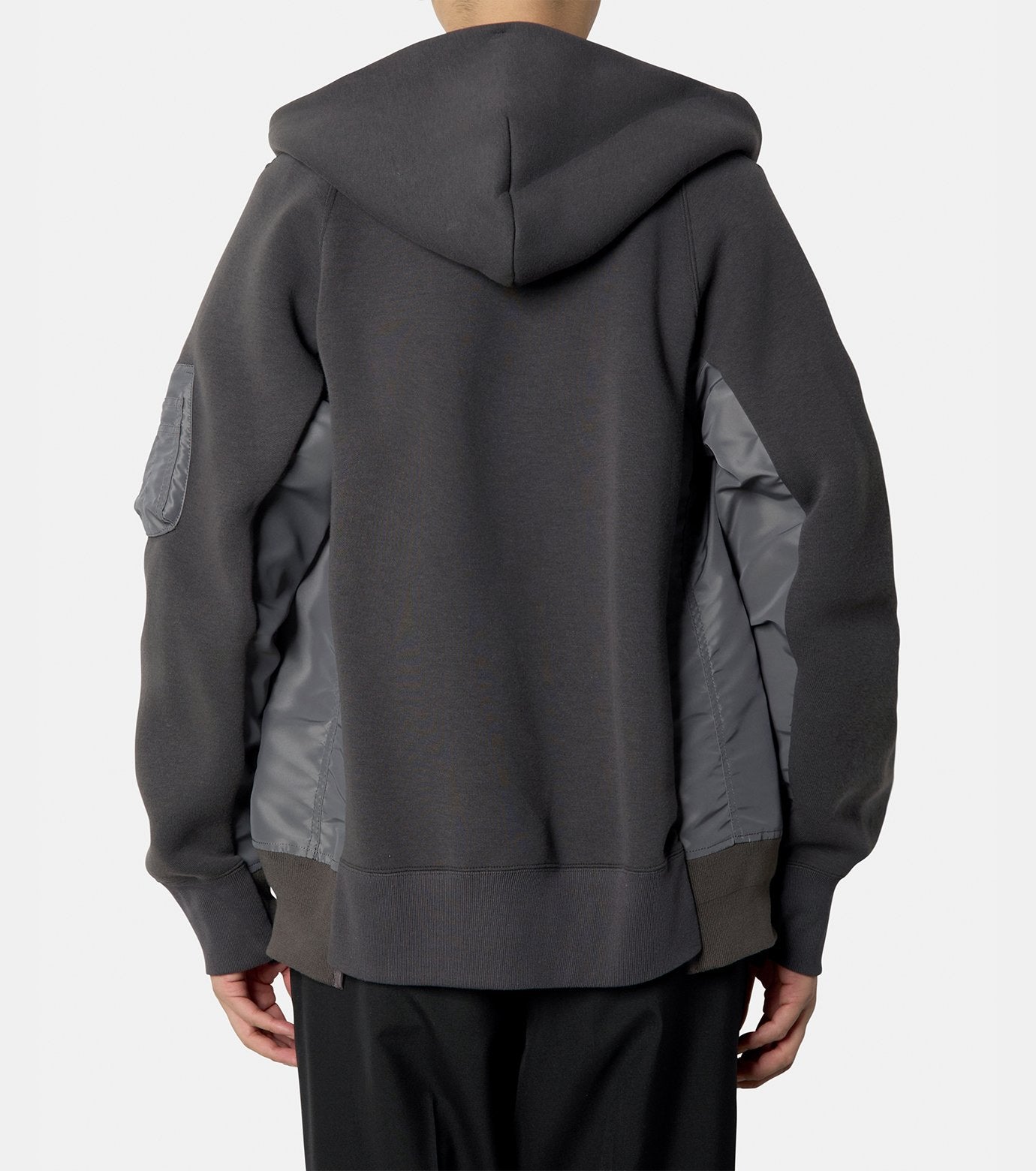 Sponge Sweat x Nylon Twill Hoodie