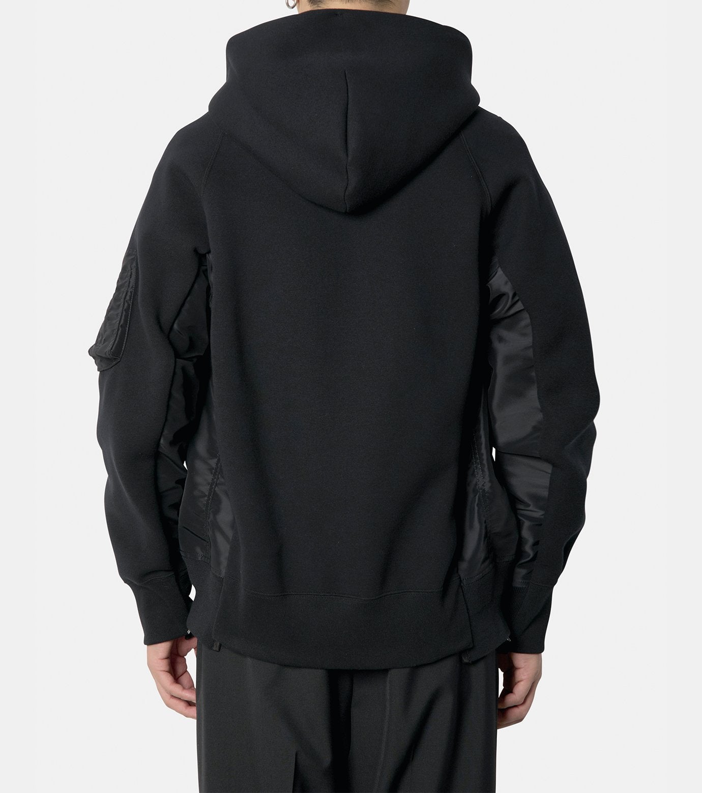 Sponge Sweat x Nylon Twill Hoodie