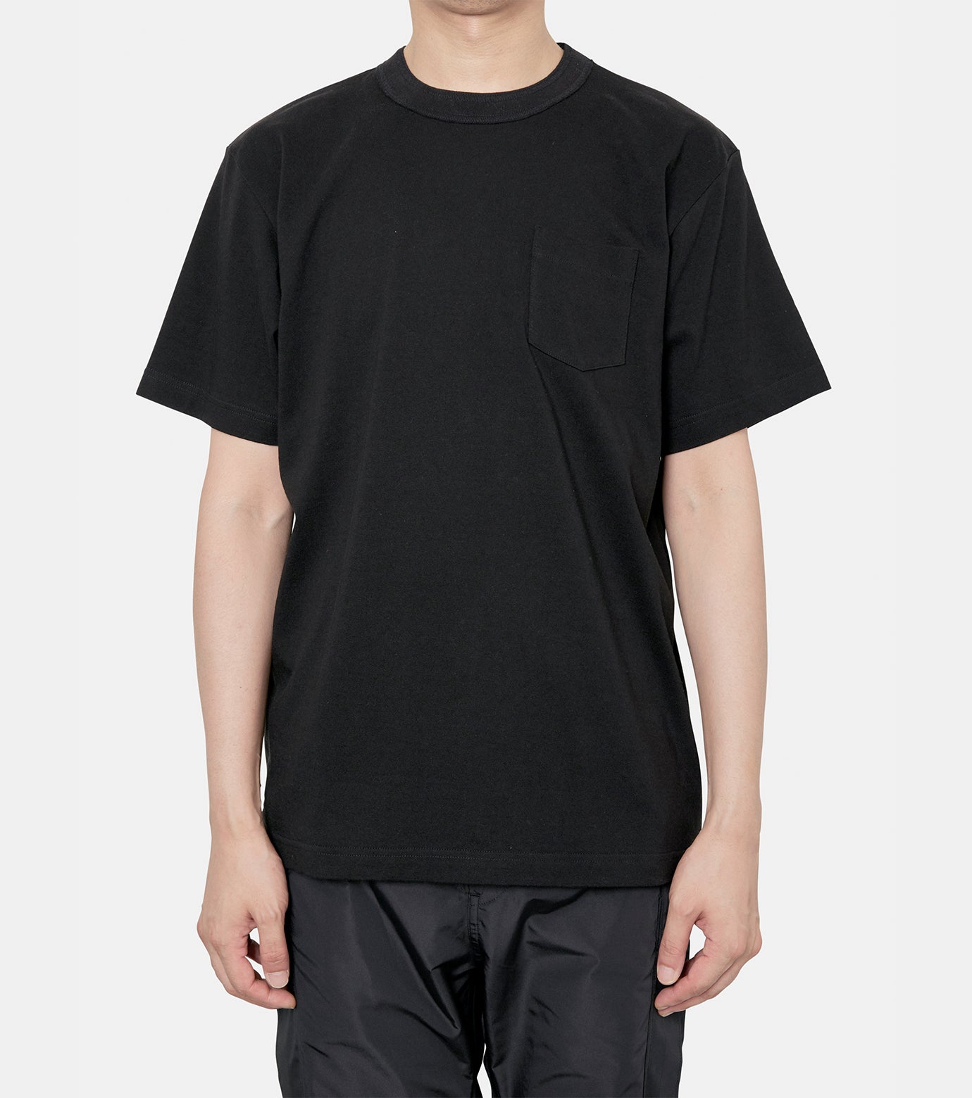 Side Zip Cotton T-Shirt