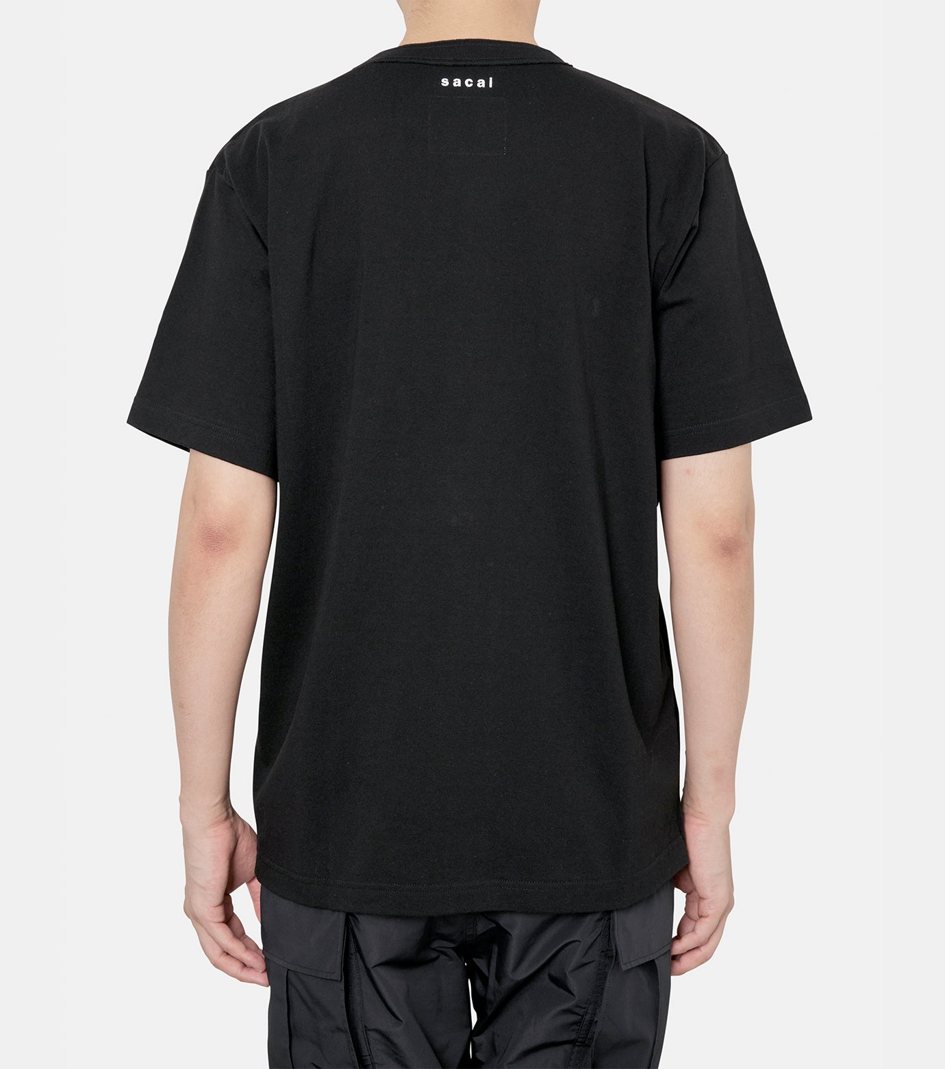 Side Zip Cotton T-Shirt