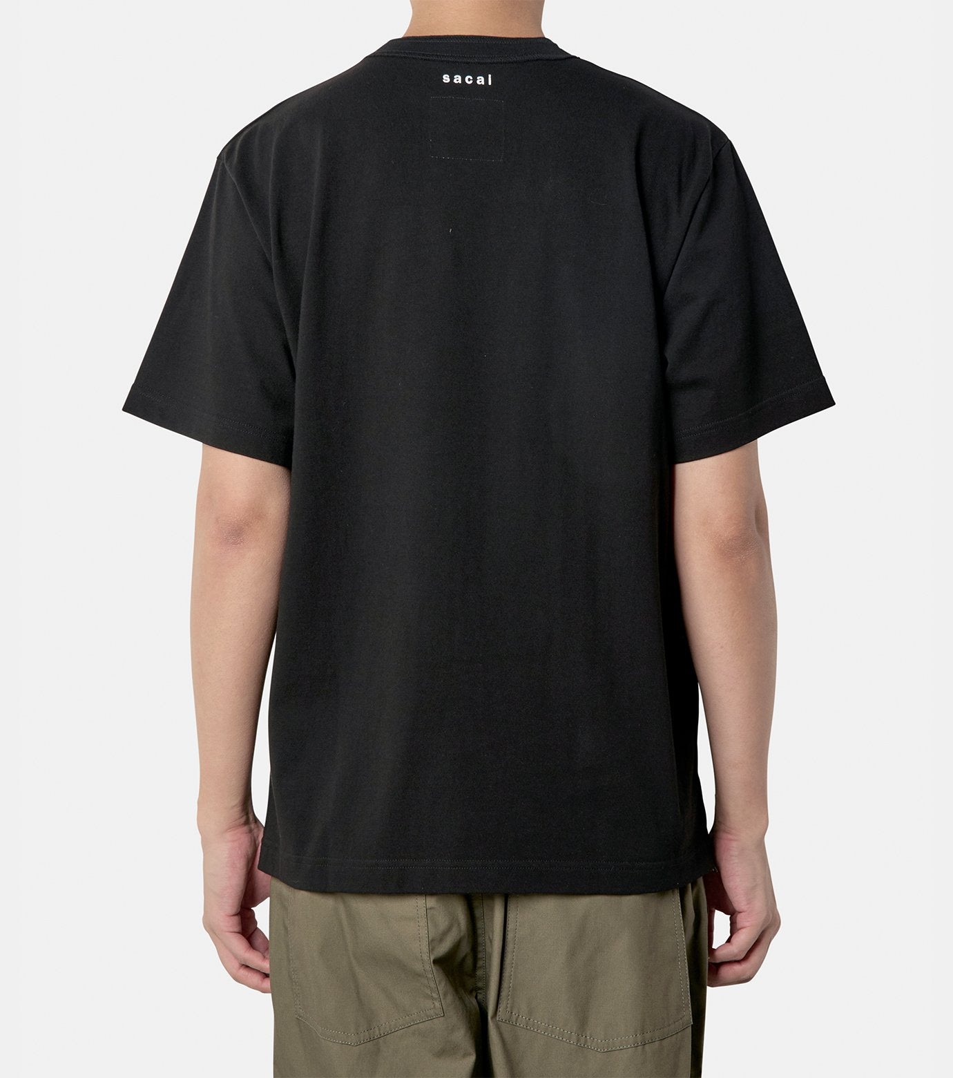 Side Zip Cotton T-Shirt