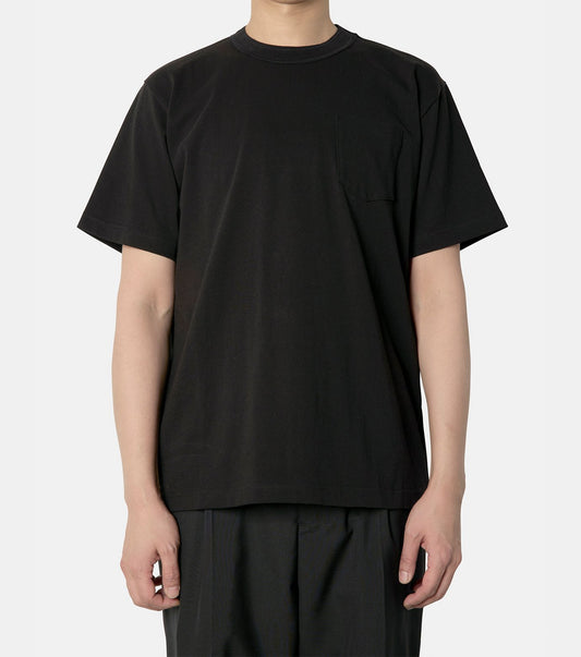 Side Zip Cotton T-Shirt