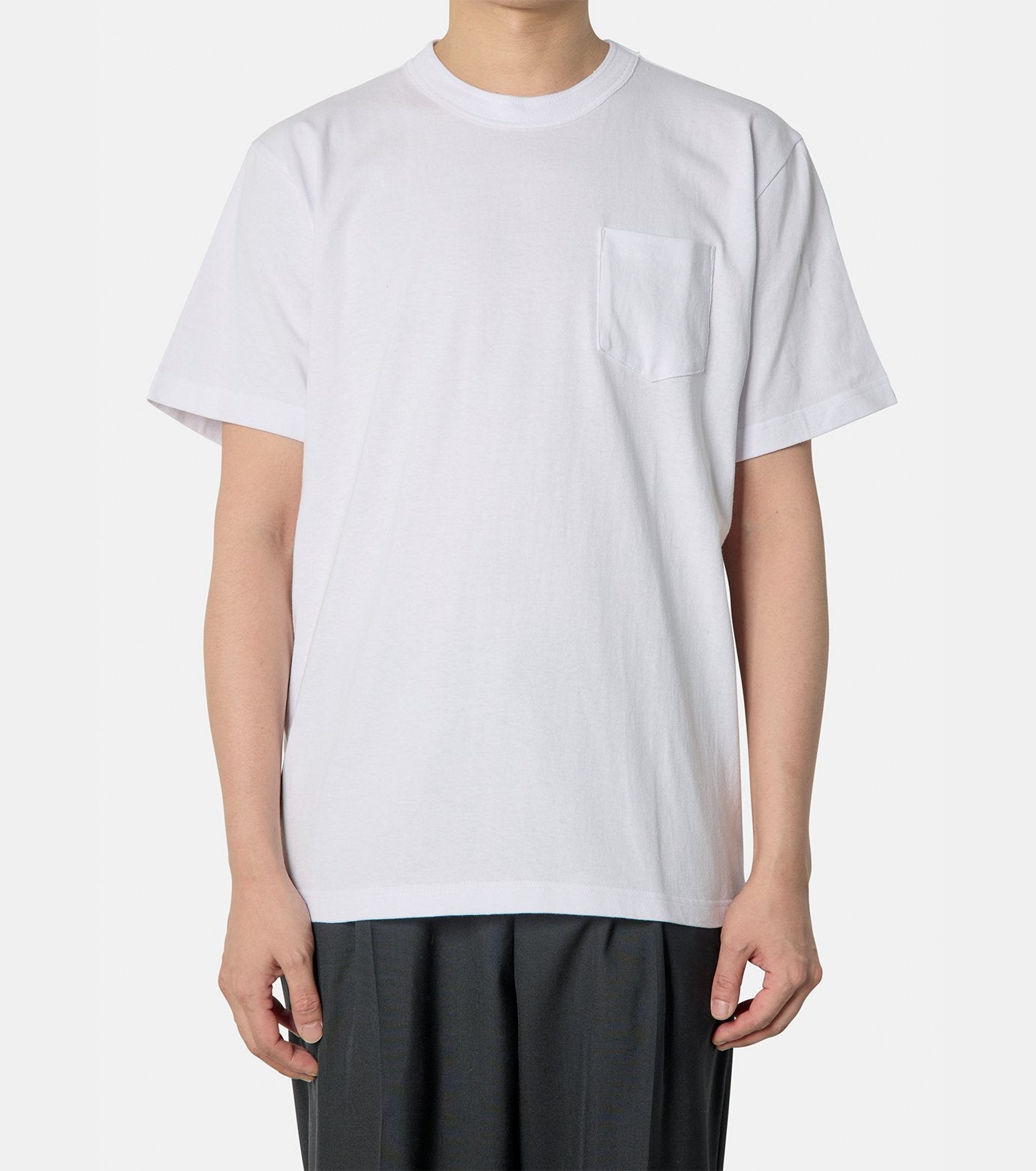 Side Zip Cotton T-Shirt