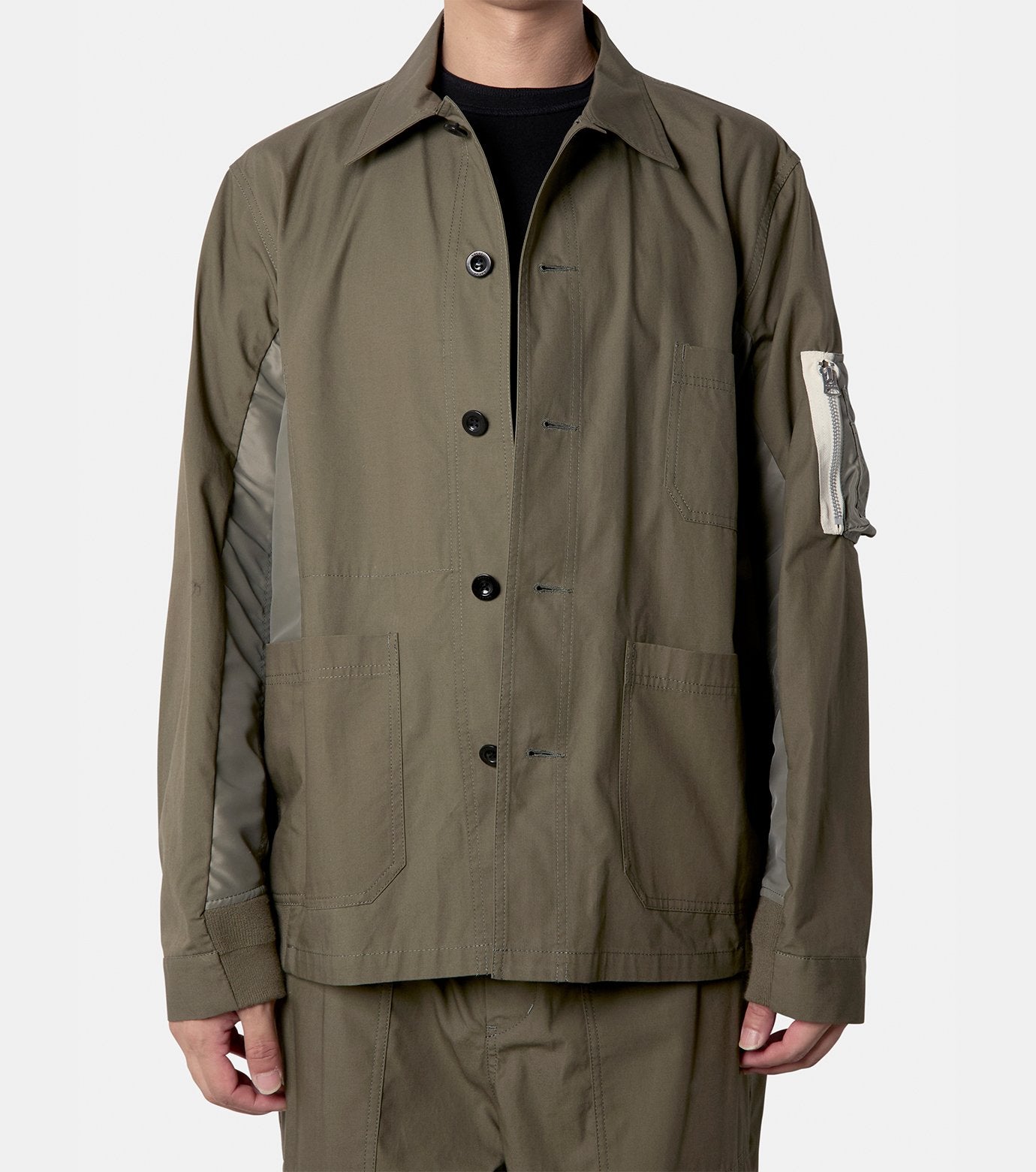 Cotton Nylon Oxford Jacket
