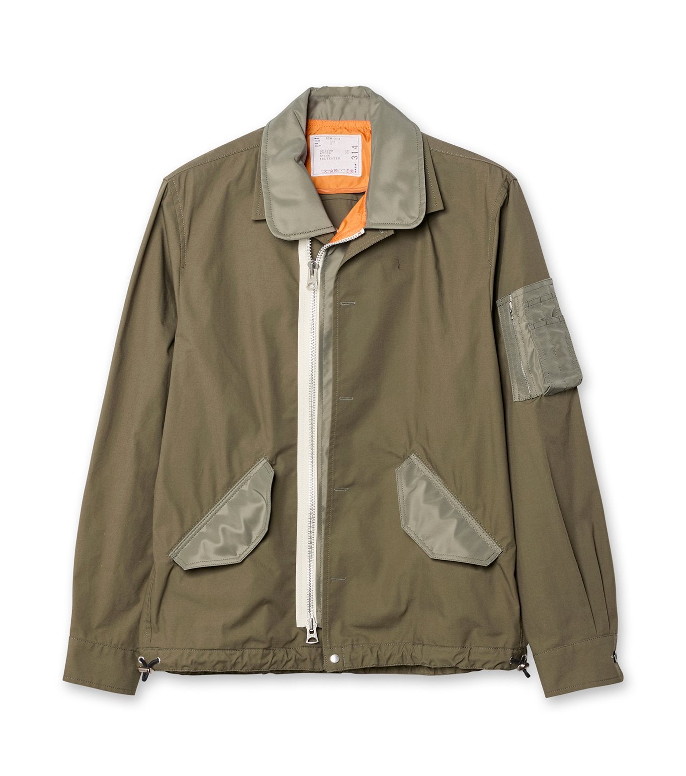 Cotton Nylon Oxford Blouson